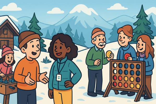 Station de ski + jeux : double attractivité