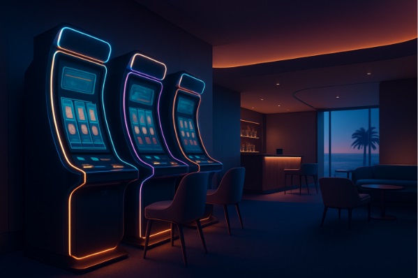 Machines à sous modernes et ambiance conviviale en casino